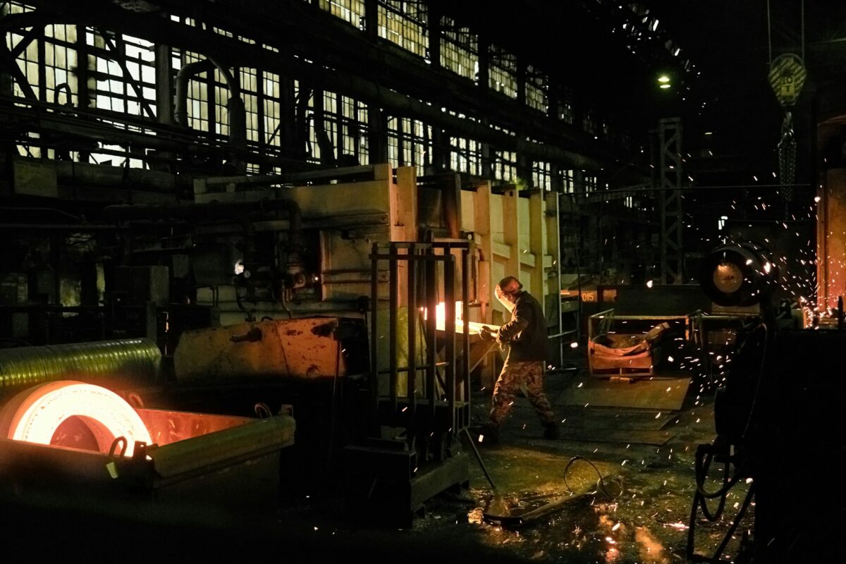 Conductive Power of Graphite Steel Production Coidan Graphite Blog Image of steel factory with worker